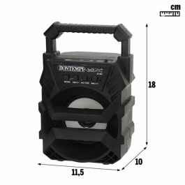 Mini altavoz karaoke con micro con luces , sonidos y cargador usb incluido. 15x10x18 cm. Mini altavoz karaoke con micro con luces , sonidos y cargador usb incluido. 15x10x18 cm.