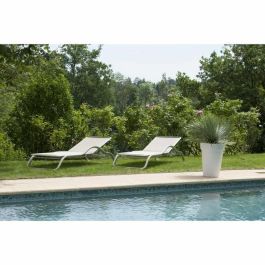 Riviera Cubierta Soleilla Redonda con Sistema de Retención de Agua, Alto 53 D40, Blanco, 100% Reciclable, Fabricación Francesa