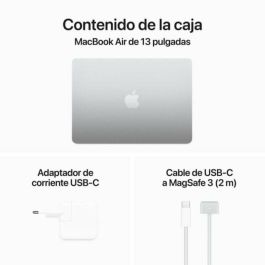 Apple Macbook Air 13,6"/ M3 8-Core CPU/ 16Gb/ 512Gb SSD/ 10-Core GPU/ Plata