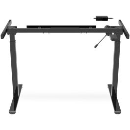 Digitus Bastidor de Mesa Eléctrico de Altura Regulable, Motor Individual, 2 Niveles, Negro, 70 kg