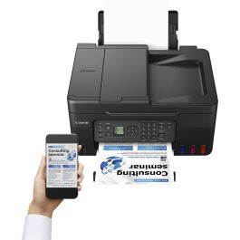 Canon PIXMA G4570 Megatank Impresora 4in1 Inyección Tinta Color, Wi-Fi, ADF, Dúplex Manual, A4, 4800x1200 DPI, 11ppm Negro