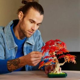 LEGO 10348 Botanicals Bonsái de arce rojo japonés - Kit de construcción para adultos