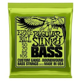 ERNIEBALL Juego Bajo Eléctrico Slinky Regular 50-105