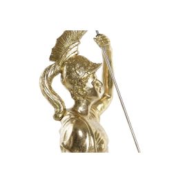 DKD Home Decor Figura Neoclasica Dios Marte de Resina Dorado Plateado, 10.5 cm Largo x 50 cm Alto x 16.5 cm Ancho, 2 Unidades