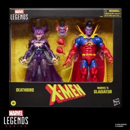 HASBRO Marvel Legends Series X-Men Deathbird & Marvel's Gladiator Figuras Coleccionables Articuladas 15cm