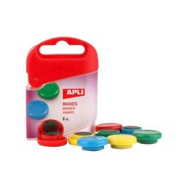Apli Pack 8 Imanes Redondos 20 mm Colores Surtidos Precio: 1.5900005. SKU: B1F959Q2E3