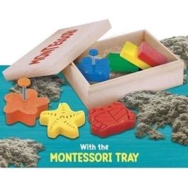 Kit táctil Montessori con arena cinética y moldes - LISCIANI -