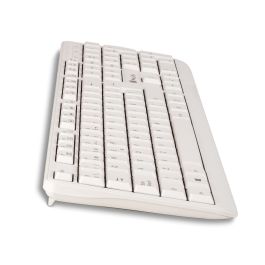 NGS Teclado con Cable USB Spike, Teclas Multimedia, Membrana Silenciosa, Resistente a Salpicaduras, 10M Pulsaciones