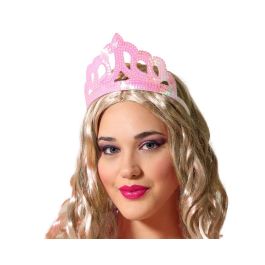Diadema Tiara Princesa Rosa Brillante para Disfraces y Fiestas Precio: 1.49999949. SKU: S1131356