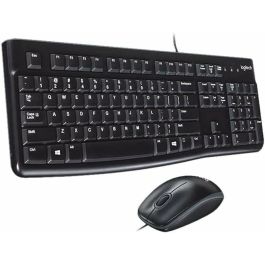Logitech Mk120 Teclado y Mouse Óptico, Escritura Cómoda y Silenciosa