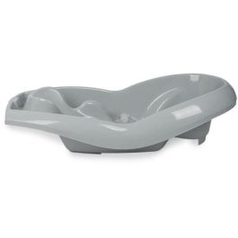 Thermobaby TUB LAGOON Bañera Evolutiva Bebé con Asiento Integrado 0-12 Meses para Recién Nacido y Niño Pequeño Gris