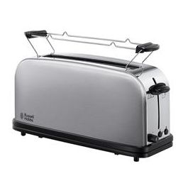 Russell Hobbs 21396-56 Tostador de Ranura Alargada con Regulador de Tostado Ajustable y Bandera Recogemigas