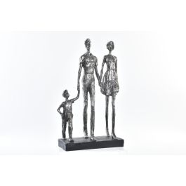 DKD Home Decor Figura Decorativa Moderna de Resina Plateada Negra 11.5 x 41.5 x 26 cm Precio: 31.7262. SKU: S3030154