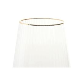 Copa Basicos DKD Home Decor Transparente Dorado 8.5 x 22.5 x 8.5 cm Set de 6 Copa Basicos DKD Home Decor Transparente Dorado 8.5 x 22.5 x 8.5 cm Set de 6
