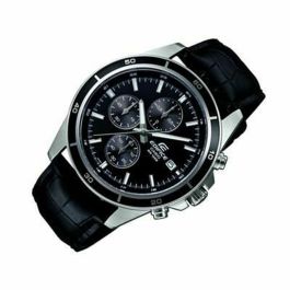 CASIO - Reloj de cuero genuino - EDIFICE - Negro Precio: 102.78999973. SKU: B1F79Q2XME