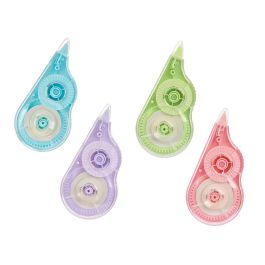 Cinta correctora Pincello 12 metros, colores pastel - 9x16x2 cm (36 Unidades) Cinta correctora Pincello 12 metros, colores pastel - 9x16x2 cm (36 Unidades)