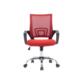 Q-connect Silla de Oficina KC04841 Siena Malla Base Metálica Alt Max 1000 Anc 560 Prof 570 Ruedas Premium Color Negro Rojo Precio: 90.79000018. SKU: B15JR6JH5W