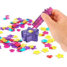 Diset Espejo Secreto Fun Lockets con Compartimentos, Más de 20 Sorpresas y Aplicador con Brillos para el Pelo