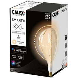Bombilla LED E27 - CALEX - SMART ORGANIC EVO - Filamento flexible - 6 W - 280 lm - 1800 K - Regulable - Oro Bombilla LED E27 - CALEX - SMART ORGANIC EVO - Filamento flexible - 6 W - 280 lm - 1800 K - Regulable - Oro