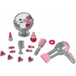 Klein Estuche de Peluquería Infantil Braun - Secador de Pelo Electrónico con Sonidos, Accesorios: Cepillo, Peine, Espejo y Joyería para Niñas 3+ Años
