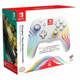 PDP 1699738979179 Gamepad Afterglow Wave con Iluminación RGB y Batería de 2100 mAh para Nintendo Switch