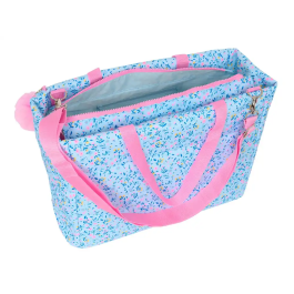 Maletín para Portátil Vicky Martín Berrocal Paraíso Azul Rosa claro 40 x 31 x 17 cm