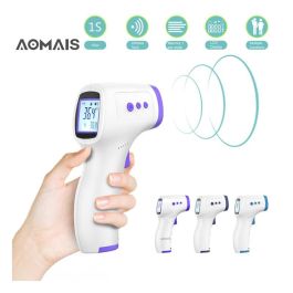 AOMAIS Termómetro Infrarrojos sin Contacto para Medición de Temperatura Corporal y Objetos - Precisión 0.2ºC