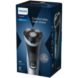 Philips Shaver Series 3000X X3063/00 Afeitadora Eléctrica, Cuchillas ComfortCut, Afeitado Seco y Húmedo, 45 Minutos de Uso Inalámbrico