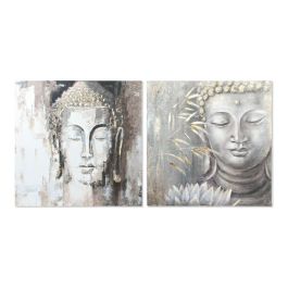 Cuadro DKD Home Decor CU-179192 100 x 3,8 x 100 cm Buda Oriental (2 Unidades) Precio: 188.50000004. SKU: S3013574