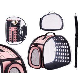 Transportin Transparente Rosa Grande Mascow 43X33CM (4 Unidades) Precio: 73.68999946. SKU: B16RJCNJRQ