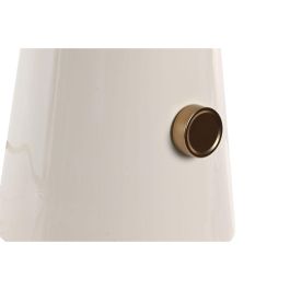 DKD Home Decor Futul25 Lámpara Sobremesa Moderno Blanco Metal 38 x 50 x 38 cm