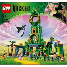 LEGO 75684 Wicked Bienvenido a Emerald City - Juguete coleccionable con Glinda y Elphaba