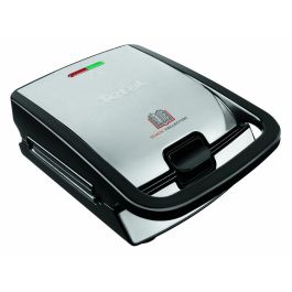 Tefal SW852D Snack Collection Sandwichera y Gofrera Kombigerät 700W Negro/Acero Inoxidable con Placas Desmontables
