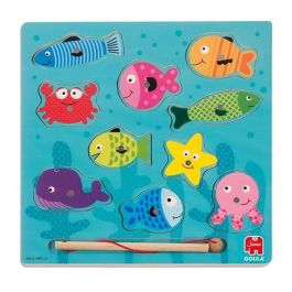Goula Puzzle encajable de pesca magnético de madera 11 piezas, 37x29.5x1.5 cm, +2 años Precio: 11.96448. SKU: S2403439
