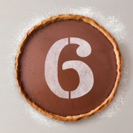 Algon Plantilla para Tarta de Cumpleaños N-6 Grande 25 cm x 25 cm (36 Unidades)