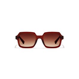 Hawkers MINIMAL MAX Gafas de Sol Unisex - Diseño Escudo, Color Brown Terracota, Tritan Renew