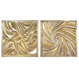 Decoración de Pared Home ESPRIT Dorado 94,5 x 4,5 x 94,5 cm (2 Unidades) Precio: 124.50000002. SKU: B1HK6B2SYN