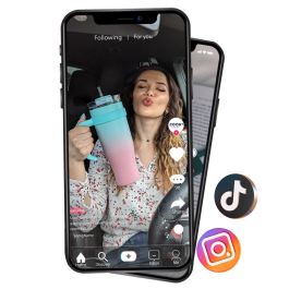 Cook Concept Mug Térmico 1,2 L Miami Bouteille Acero Inoxidable Asa para Bebidas Frías y Calientes