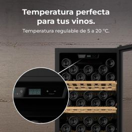 Cecotec Vinoteca GrandSommelier 98000 98 botellas negro, compresor, control táctil, LED