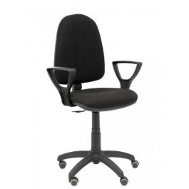 Silla Piqueras Y Crespo Ayna Brazos Fijos Mecanismo Contacto Permanente Con Regulacion De Profundidad Ruedas De Parquet Asiento Y Respaldo Tapizado Bali Negro Precio: 142.49999995. SKU: S5702108