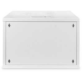 Digitus Armario mural 19" 7HE 370x540x400mm, puerta de cristal, gris (RAL 7035) sin montar