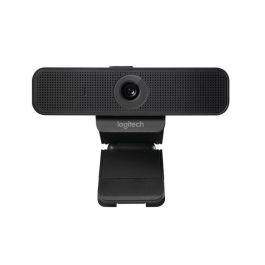 Logitech C925e Webcam Empresarial HD 1080p con Autoenfoque, Micrófonos Duales, Tapa de Privacidad y Certificada para Teams y Zoom