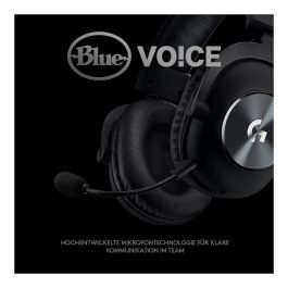 Logitech PRO X Wireless LIGHTSPEED Gaming Headset Inalámbrico para Juegos con Tecnología LIGHTSPEED, Sonido Envolvente 7.1 y Drivers PRO-G