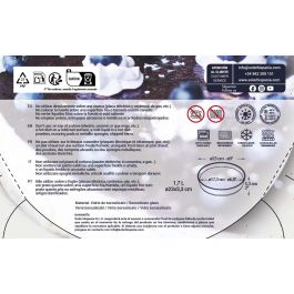 Quttin Fuente de Vidrio Honda Ø23x5.3 cm - 1.7 L (6 Unidades)