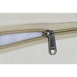 DKD Home Decor Cojín Colonial Camel Beige 10x40x40 cm, Colección Rancho, Poliéster y Piel con Cremallera DKD Home Decor Cojín Colonial Camel Beige 10x40x40 cm, Colección Rancho, Poliéster y Piel con Cremallera