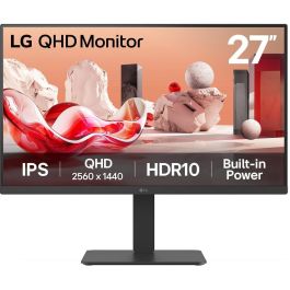 LG Monitor 27BA54QB-B 27" QHD 2560x1440 IPS HDR10 DP HDMI Pivot Antirreflectante Flicker Free Negr Precio: 234.50000013. SKU: B1JKHW6B83