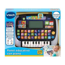Tablet infantil educativa con piano con 4 modelos de juego y 8 actividades 18,6x23,6x3 cm