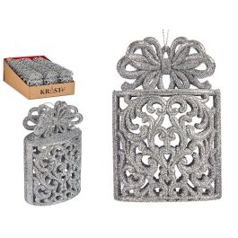 Adorno Arbol Navidad Caja Regalo Plata Krist+ 7X11CM (48 Unidades) Precio: 65.49999951. SKU: B1K89LE34H