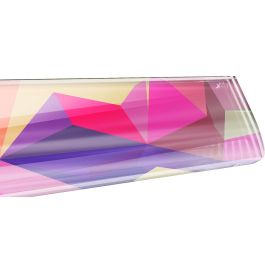 Xtrfy ZUB WR5 Reposamuñecas Compacto de Resina Cherry Litus Pink