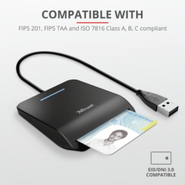 Trust Lector De Tarjetas Externo Dni Compatible Con Dnie Y Smartcards Usb 2.0 Negro Trust Lector De Tarjetas Externo Dni Compatible Con Dnie Y Smartcards Usb 2.0 Negro